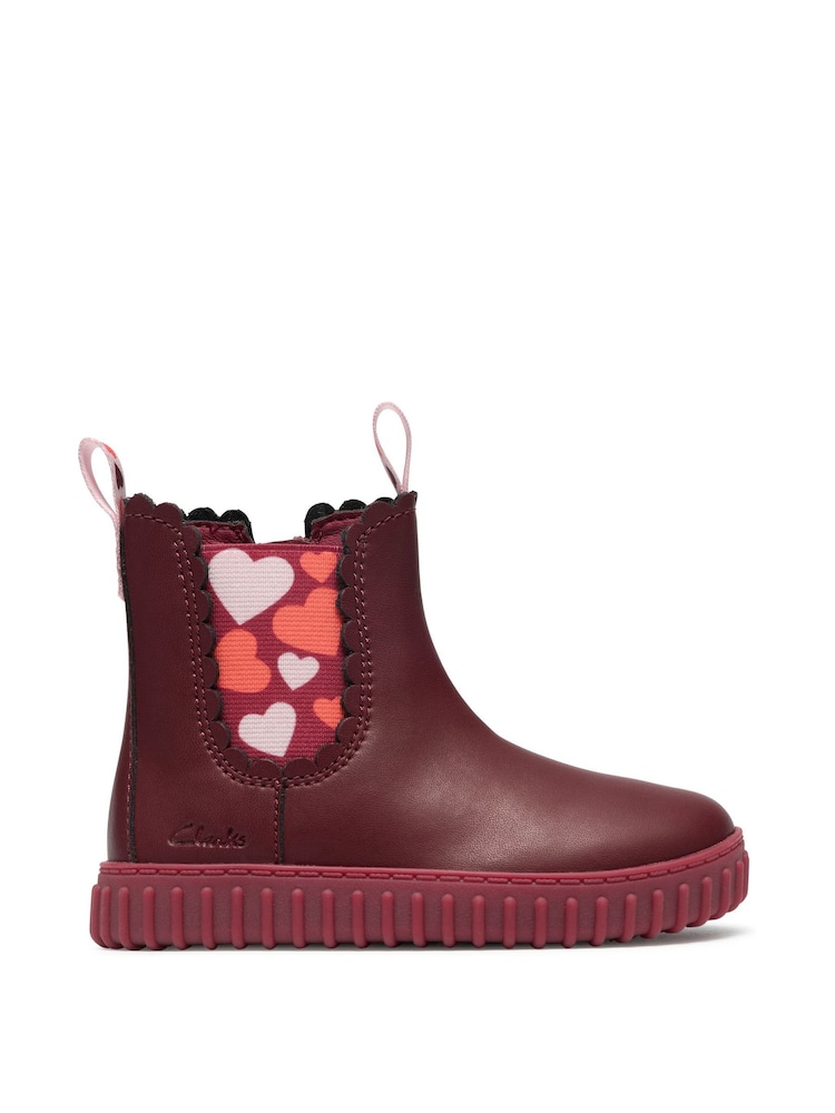 Clarks Red CoveChelsea T. Boots - Image 1 of 6 Clarks Red CoveChelsea T. Boots - Image 1 of 6