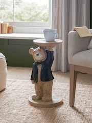 Black Butler Bear Resin Side Table - Image 1 of 6