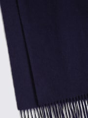MOSS Blue Cashmere Blend Scarf - Image 2 of 2