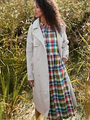 Gris - Seasalt Cornwall Penweathers Waterproof Trench 100% Cotton Coat - Imagen 1 de 6