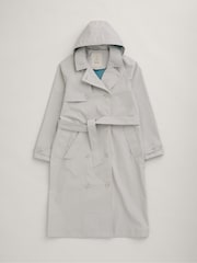 Gris - Seasalt Cornwall Penweathers Waterproof Trench 100% Cotton Coat - Imagen 5 de 6