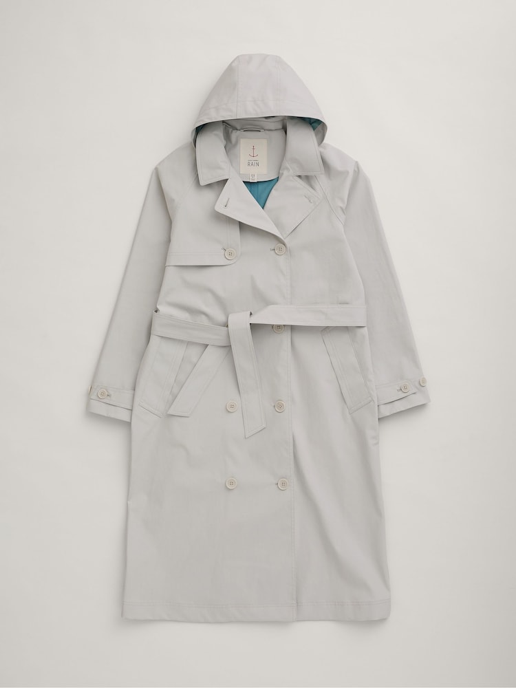 Buy Seasalt Cornwall Grey Petite Penweathers Waterproof Trench 100