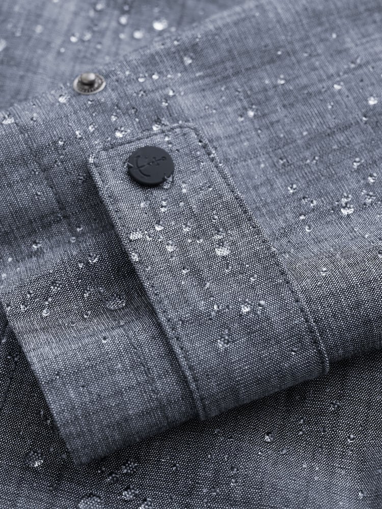 Seasalt Cornwall Blue Tall Seafaring Waterproof Coat - Image 5 of 5