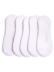 Jeff Banks White Super Low Cut Shoe Liners Socks 5 Pack - Image 2 of 5