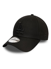 New Era Black 9FORTY Los Angeles Dodgers Hat - Image 1 of 4