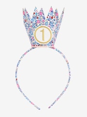 JoJo Maman Bébé Ditsy Birthday Crown Headband - Image 2 of 3