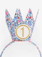 JoJo Maman Bébé Ditsy Birthday Crown Headband - Image 3 of 3