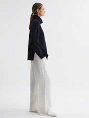 Reiss Edina Wool-Cashmere Roll-Neck Jumper - Image 5 of 8