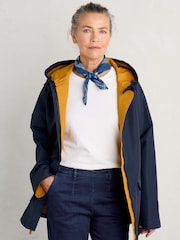 Seasalt Cornwall Yellow The Reversible Waterproof Raincoat - Image 1 of 5