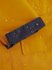 Seasalt Cornwall Yellow The Reversible Waterproof Raincoat - Image 5 of 5