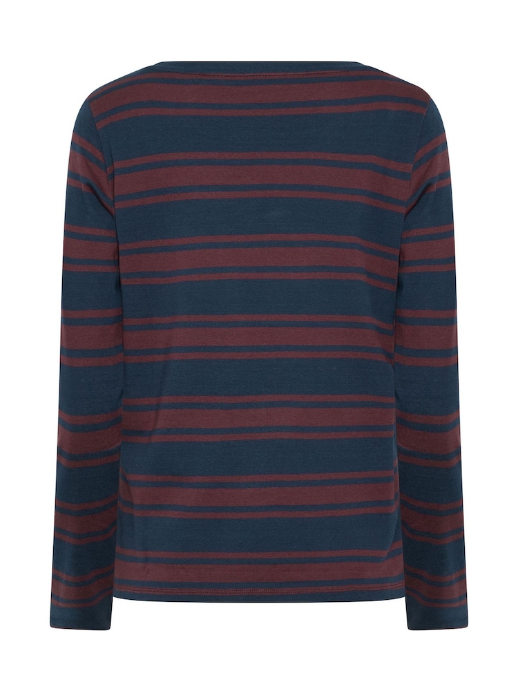M&Co Stripe Long Sleeve Cotton Crew T-Shirt - Bild 6 von 6 M&Co Stripe Long Sleeve Cotton Crew T-Shirt - Bild 6 von 6