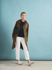 Seasalt Cornwall Green Mistborne Packable Coat - Image 4 of 6