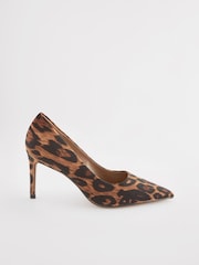 Animal Print Regular/Wide Fit Forever Comfort® Point Toe Mid Heel Court Shoes - Image 5 of 8