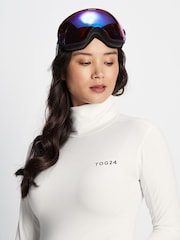 Tog 24 White Snowdon Thermal Zip Neck T-Shirt - Image 6 of 8