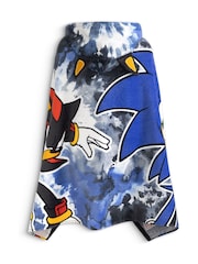 Vanilla Underground Black Sonic The Hedgehog Poncho Towel - Image 2 of 6