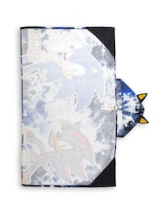 Vanilla Underground Black Sonic The Hedgehog Poncho Towel - Image 4 of 6