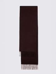 MOSS Red Cashmere Blend Scarf - Image 1 of 2