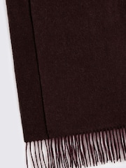 MOSS Red Cashmere Blend Scarf - Image 2 of 2