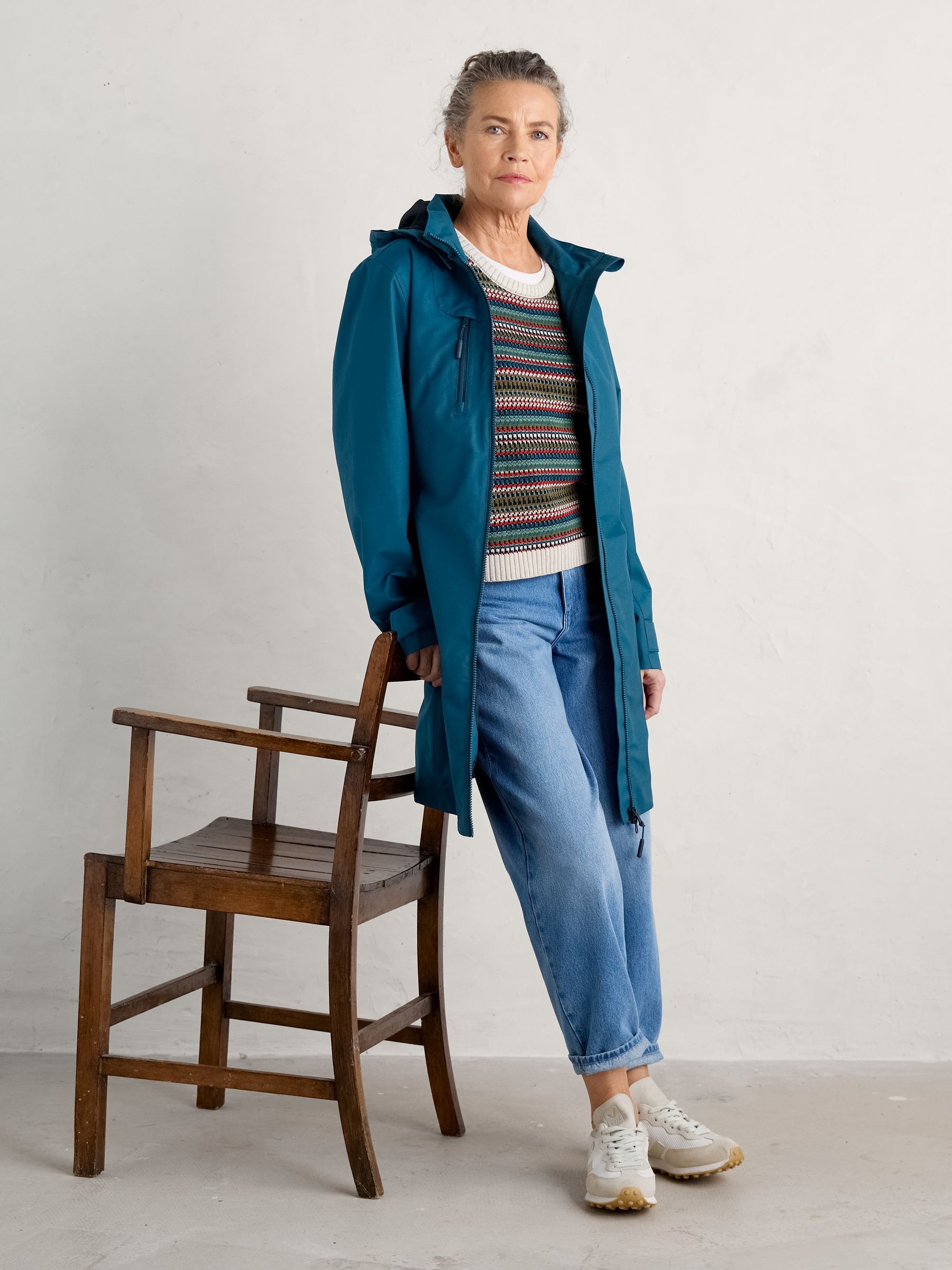 Buy Seasalt Cornwall Teal Petite Coverack Waterproof Coat from Next Canada