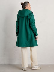 Seasalt Cornwall Green Petite Coverack Waterproof Coat - Image 2 of 6