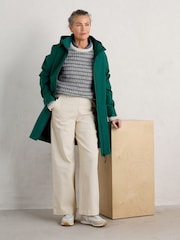 Seasalt Cornwall Green Petite Coverack Waterproof Coat - Image 3 of 6