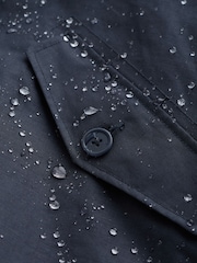 Seasalt Cornwall Navy Blue Petite Seafaring Waterproof Coat - Image 17 of 17