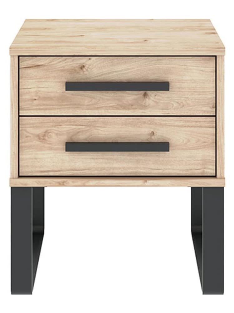 Wiemann Oak Jenson 2 Drawer Bedside Table - Image 2 of 2 Wiemann Oak Jenson 2 Drawer Bedside Table - Image 2 of 2