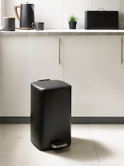 Black 20L Soft Close Pedal Bin - Image 1 of 4