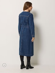 M&Co denim φόρεμα με λεπτομέρεια με κουμπιά - Εικόνα 3 από 7