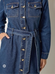 M&Co denim φόρεμα με λεπτομέρεια με κουμπιά - Εικόνα 5 από 7