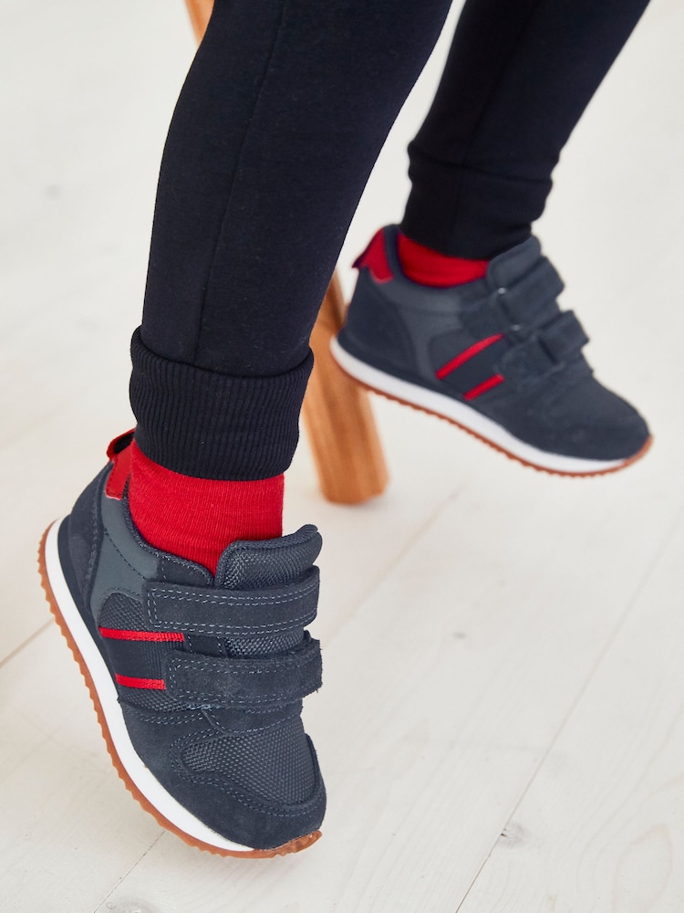 Navy/Rot - Turnschuh mit zwei Riemen - Bild 2 von 2 Navy/Rot - Turnschuh mit zwei Riemen - Bild 2 von 2