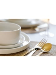 Mikasa White Camberlie Dinner Set 12 Piece - Image 3 of 5