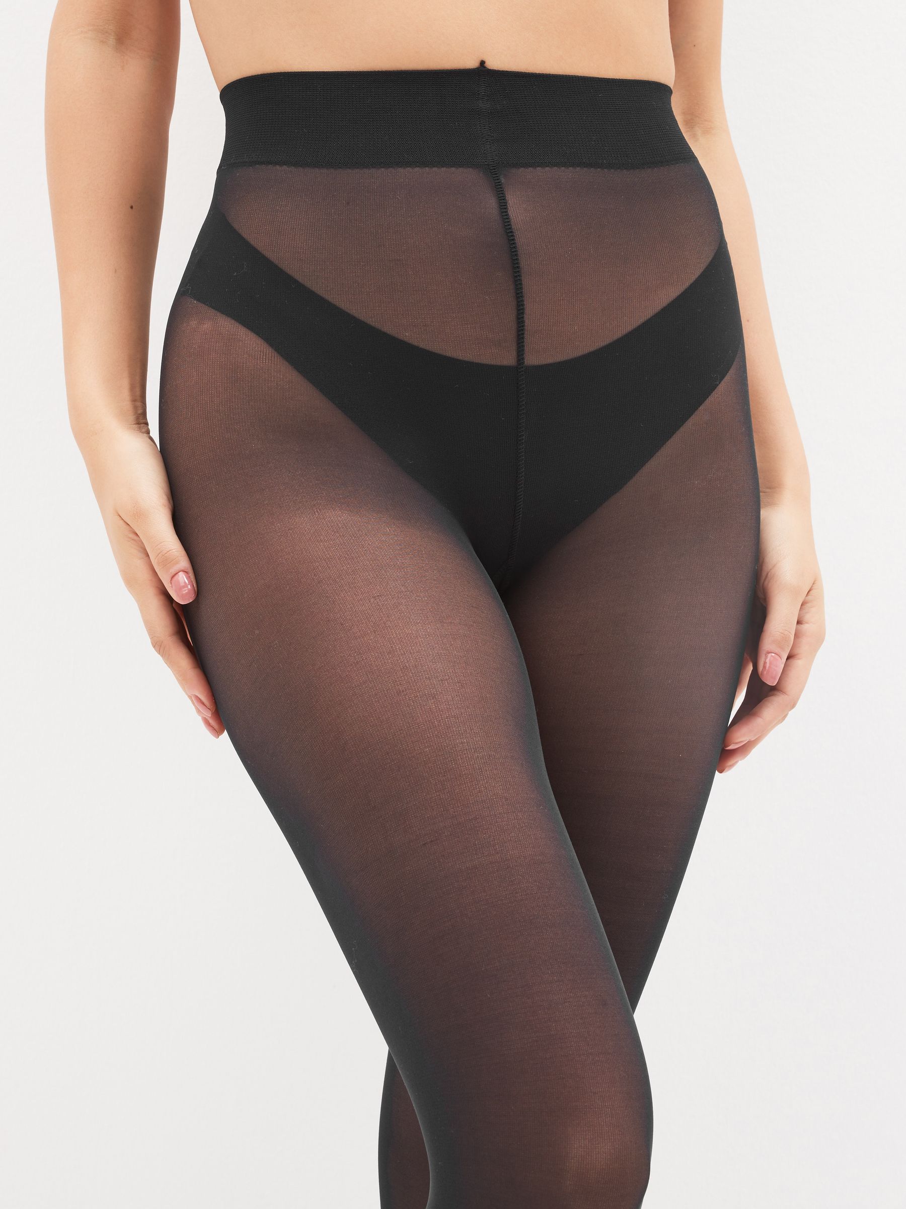 30 denier navy tights top