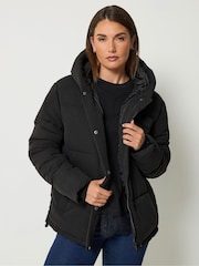 Schwarz - Long Tall Sally Short Padded Jacket - Bild 2 von 7