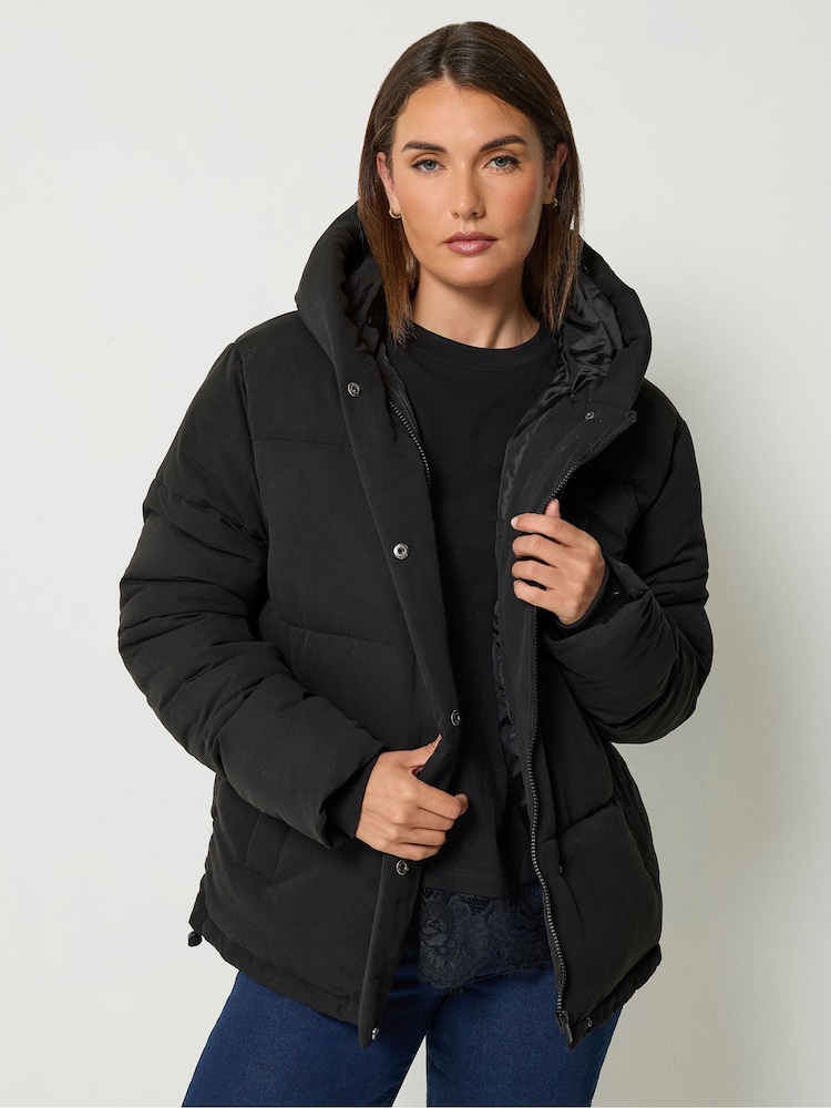 Schwarz - Long Tall Sally Short Padded Jacket - Bild 2 von 7