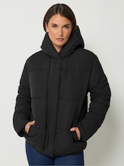 Schwarz - Long Tall Sally Short Padded Jacket - Bild 3 von 7