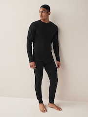 Black Merino Blend Thermal Long Johns - Image 4 of 8