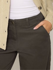 M&Co Brown Petite Wide Leg Jeans - Image 4 of 6
