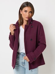 Long Tall Sally Red Cosy Funnel Neck Jacket - Image 2 of 7