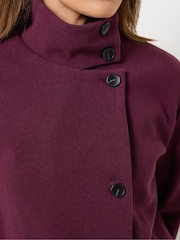 Long Tall Sally Red Cosy Funnel Neck Jacket - Image 5 of 7