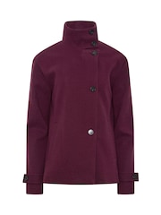 Long Tall Sally Red Cosy Funnel Neck Jacket - Image 6 of 7