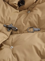 Neutral Padded Gilet with Clasp Detail - Image 7 of 8