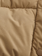 Neutral Padded Gilet with Clasp Detail - Image 8 of 8