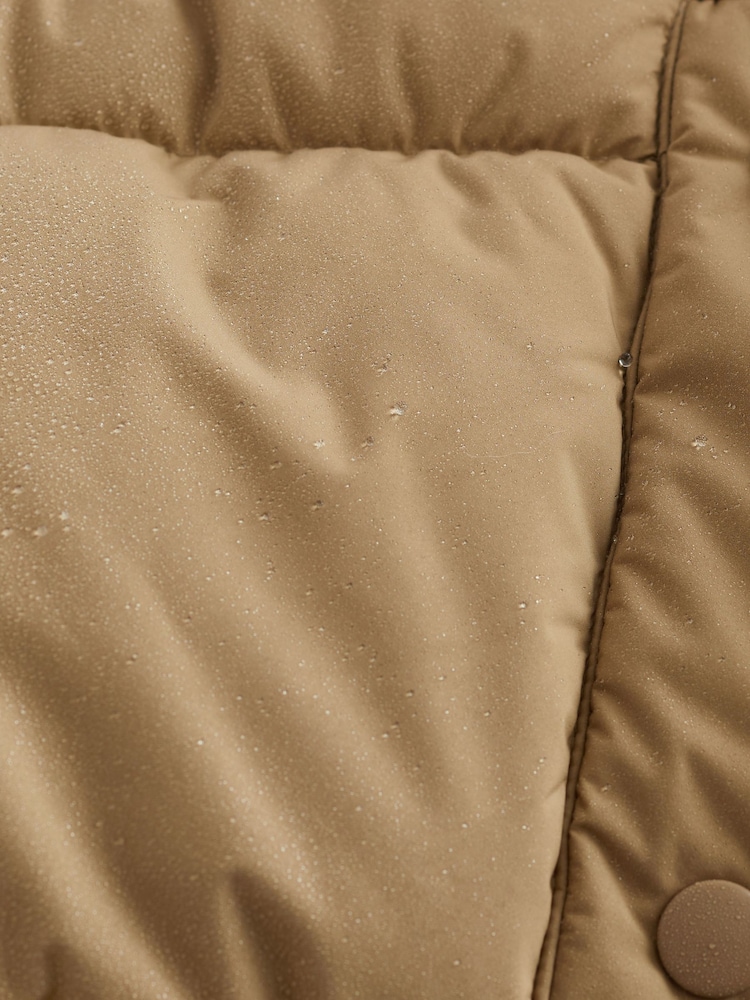 Neutral Padded Gilet with Clasp Detail - Image 8 of 8