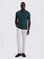 MOSS Green Pique Polo Shirt - Image 2 of 4