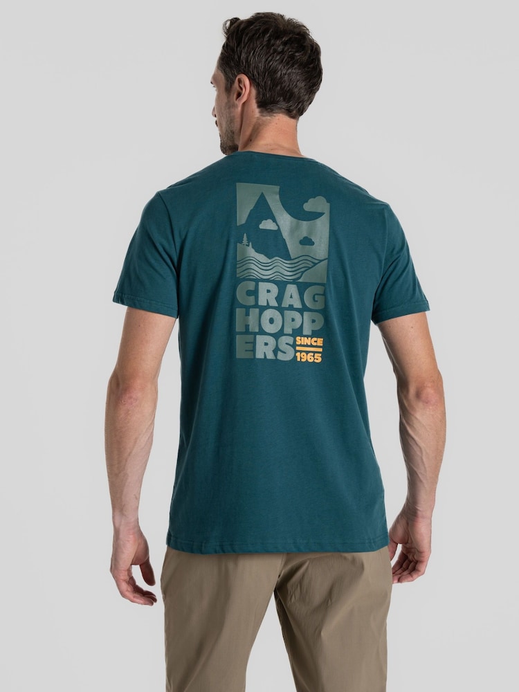 Craghoppers Green Lucent Short Sleeve T-Shirt - Image 2 of 5