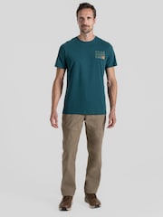 Craghoppers Green Lucent Short Sleeve T-Shirt - Image 3 of 5