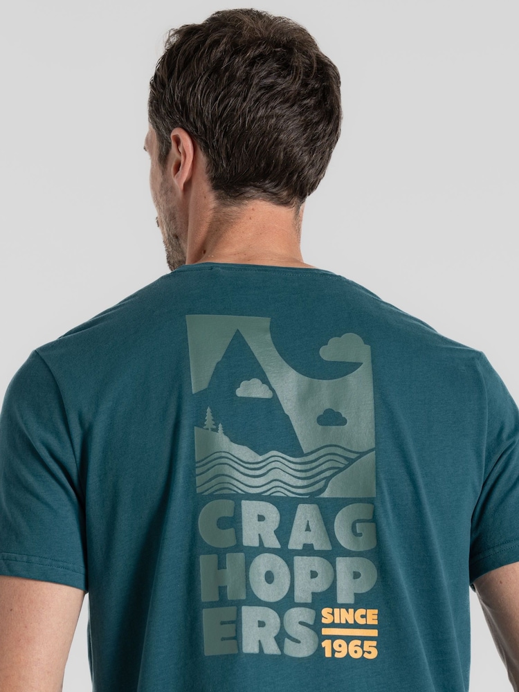 Craghoppers Green Lucent Short Sleeve T-Shirt - Image 5 of 5