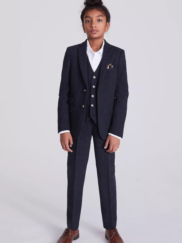 MOSS Blue Boys Donegal Jacket - Image 1 of 3