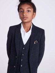MOSS Blue Boys Donegal Jacket - Image 2 of 3
